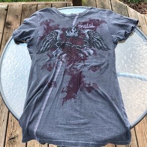 Sinful (by Affliction) t-shirt